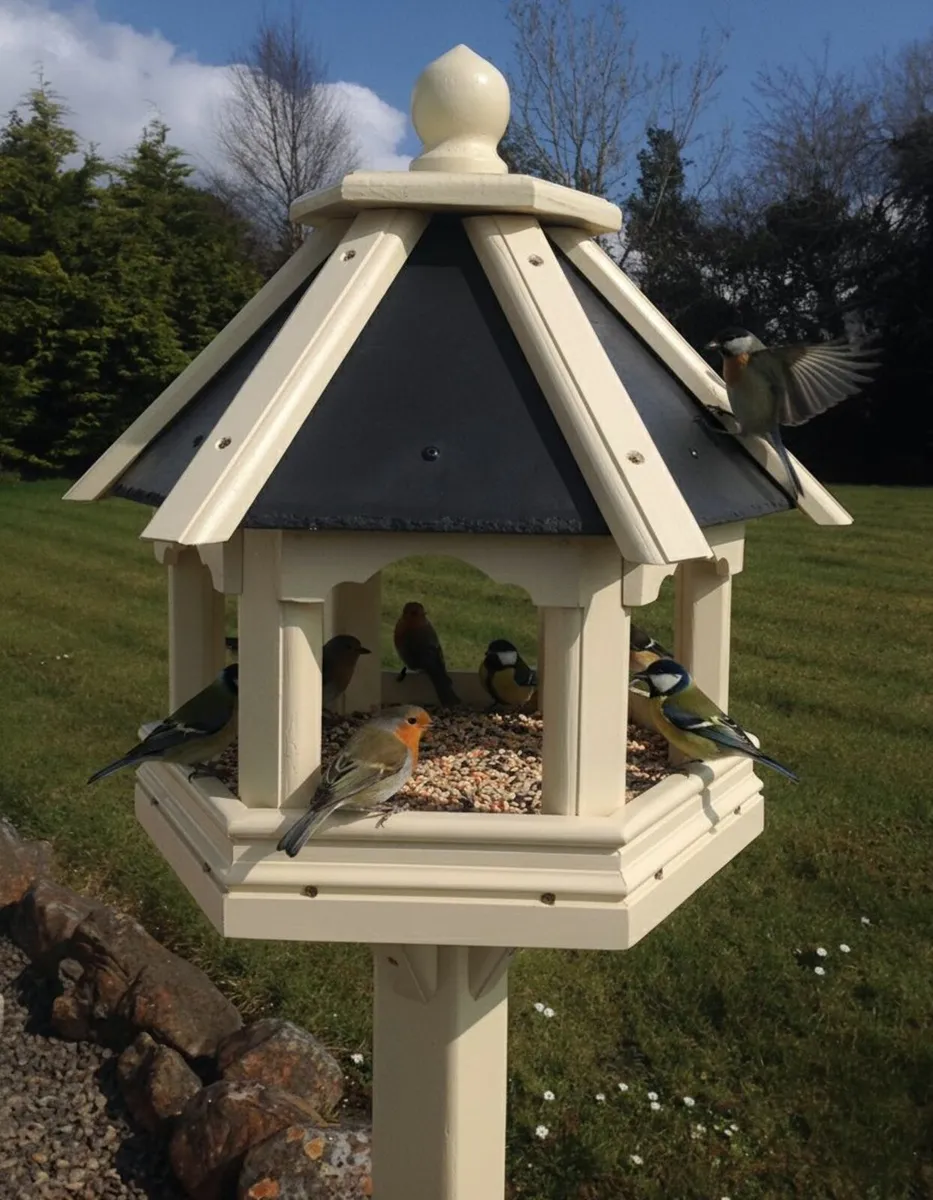 Bird Table feeders Slated Roof - colour choices. - Image 2