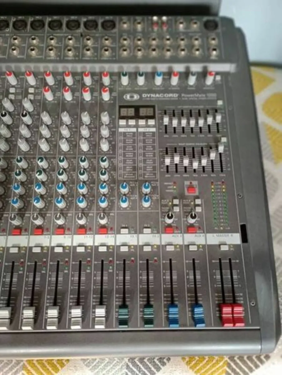 Dynacord Powermate 1000 Mixer Amplifier and Case, - Image 3