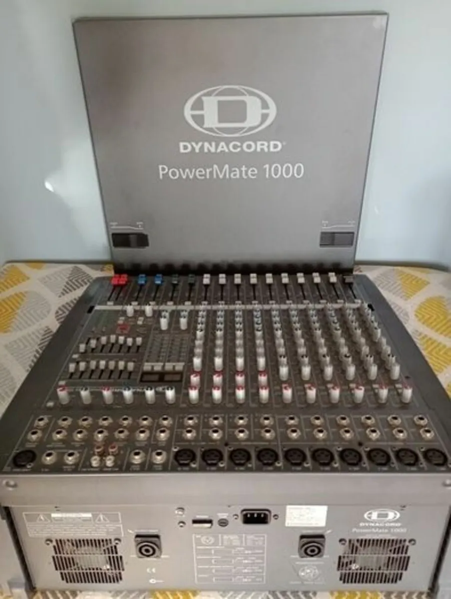 Dynacord Powermate 1000 Mixer Amplifier and Case, - Image 4
