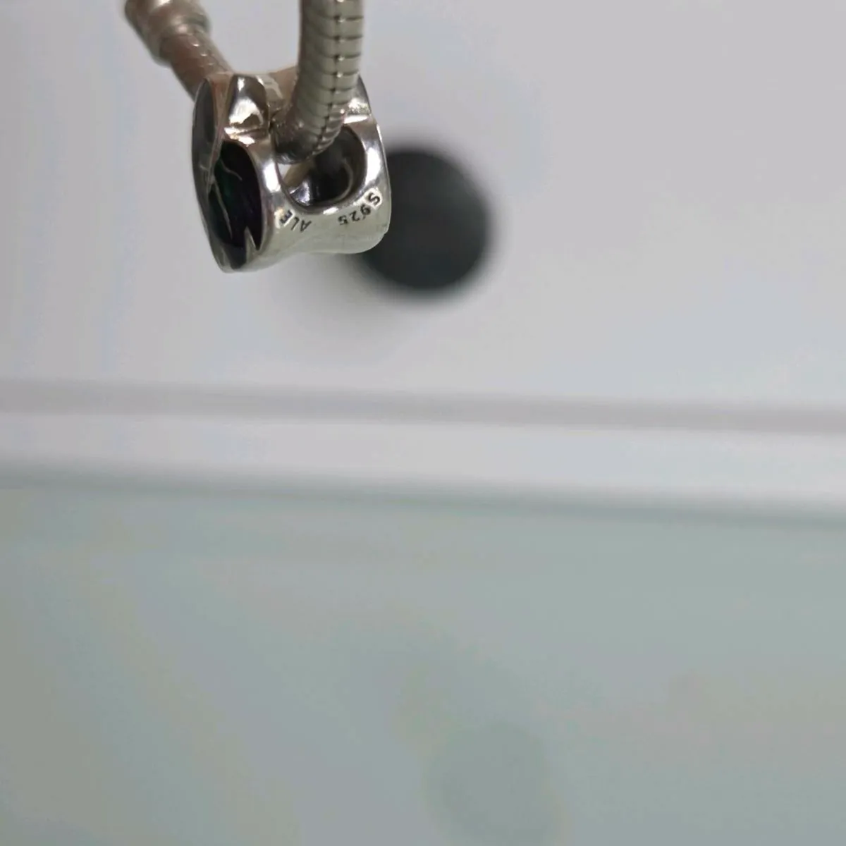 Pandora charm purple&green leaf perfect condition - Image 3