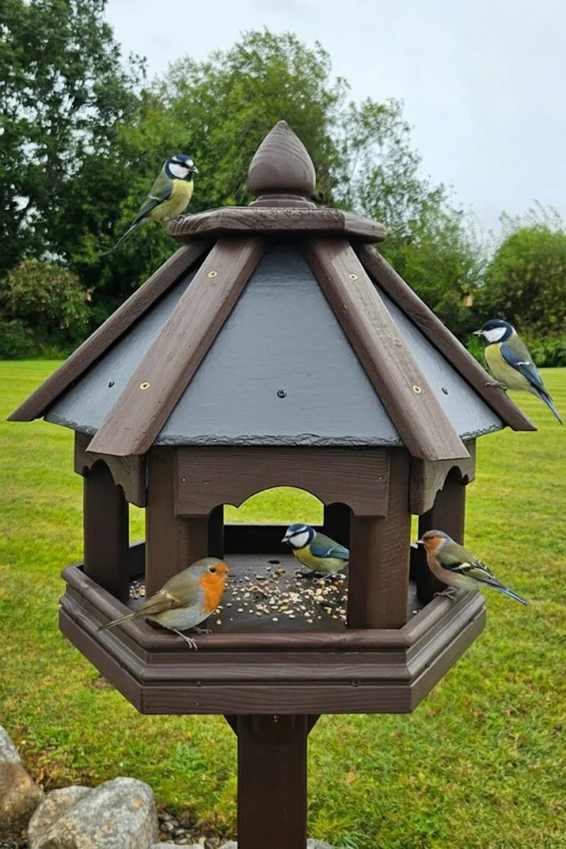 Bird Table feeders Slated Roof - colour choices. - Image 2