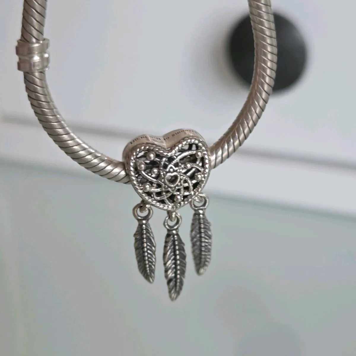 Pandora charm dreamcatcher perfect condition - Image 1