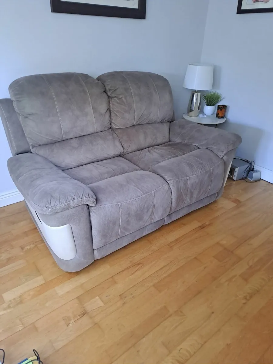 Couch  Sofa 2 seater manual recliner - Image 1