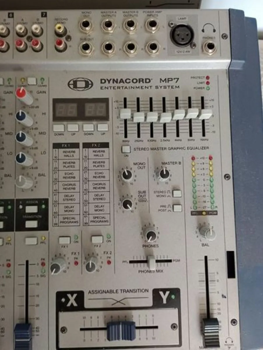 Dynacord MP7 600 Watt Power Mixer Amplifier. - Image 4