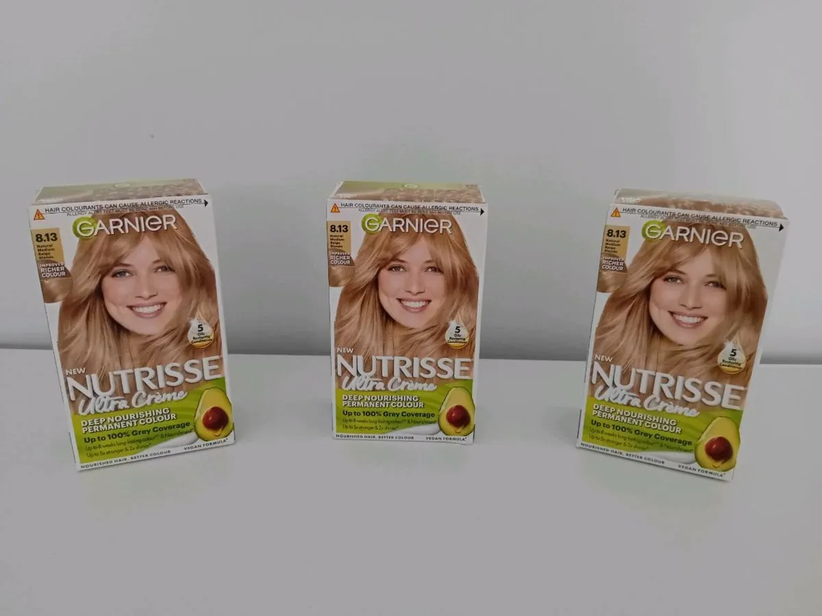 Garnier Nutriesse Hair Dye x 3 Boxes - Image 1