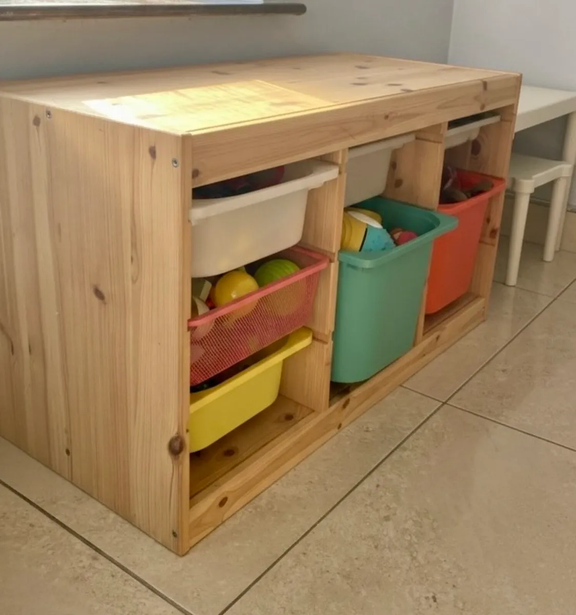 Trofast Storage Unit with boxes - Image 1