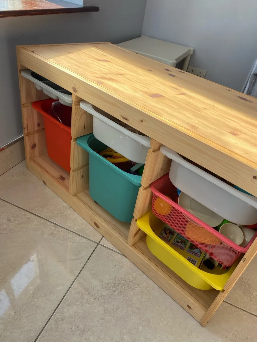 Trofast Storage Unit with boxes - Image 2