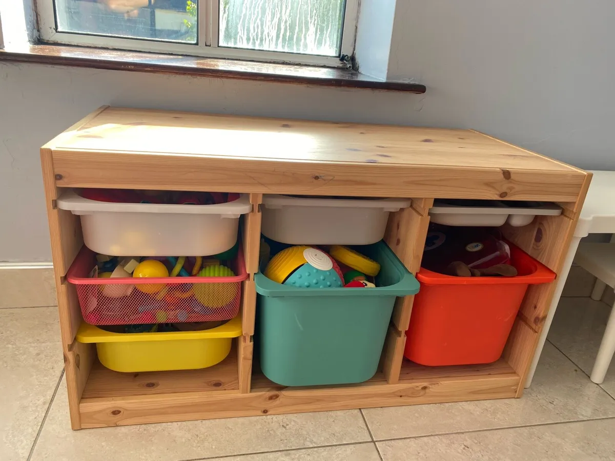 Trofast Storage Unit with boxes - Image 4