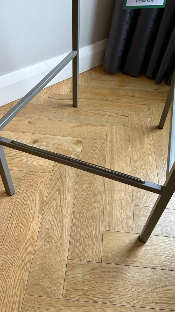 Garda Barstool by Connubia in Taupe Faux Leather - Image 3