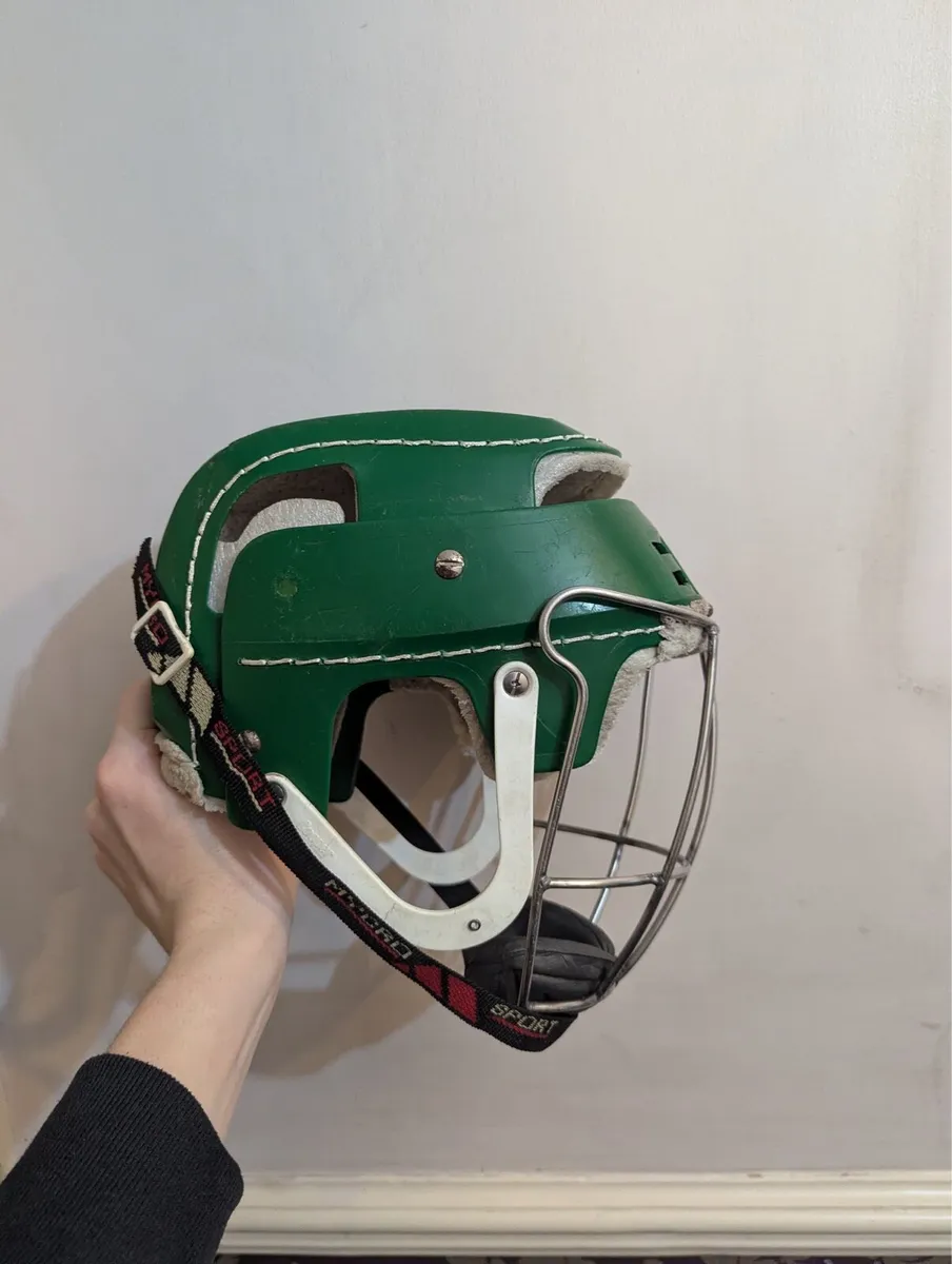 Oldstyle Green gola CooperHelmet with Cleere guard - Image 2