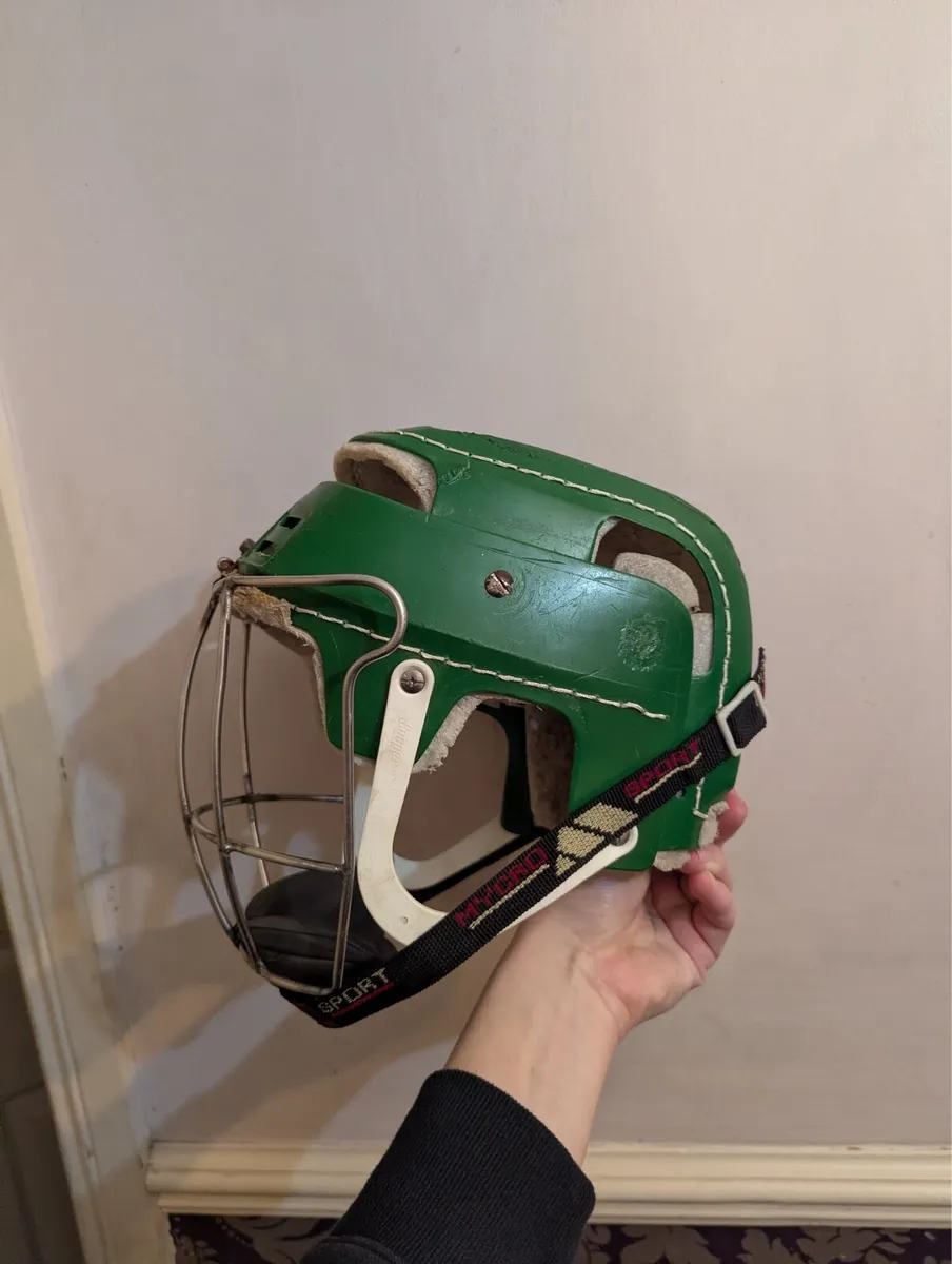 Oldstyle Green gola CooperHelmet with Cleere guard - Image 3