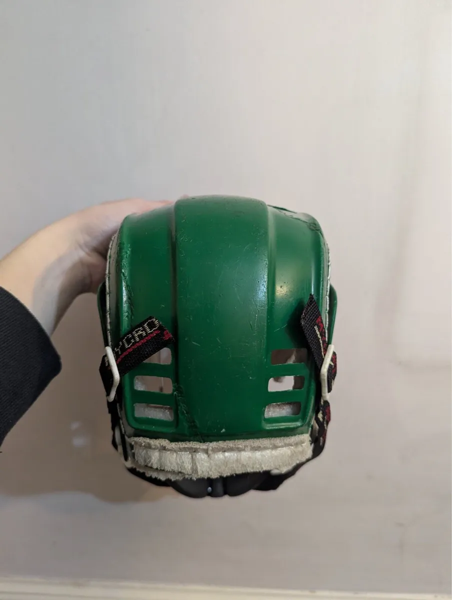 Oldstyle Green gola CooperHelmet with Cleere guard - Image 4