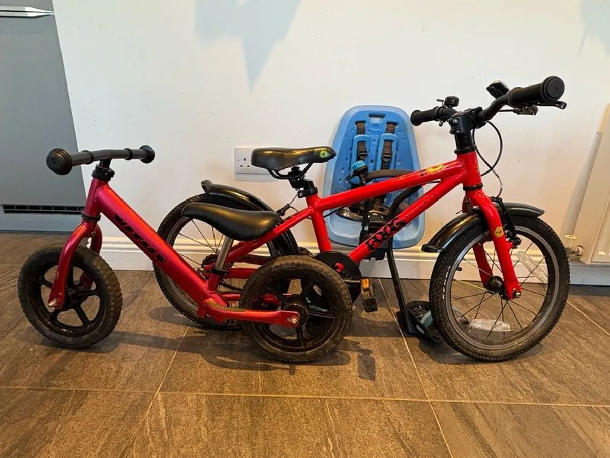 Frog 48 bike. Thule Yepp mini.  Vitus nippy balance bike - Image 4