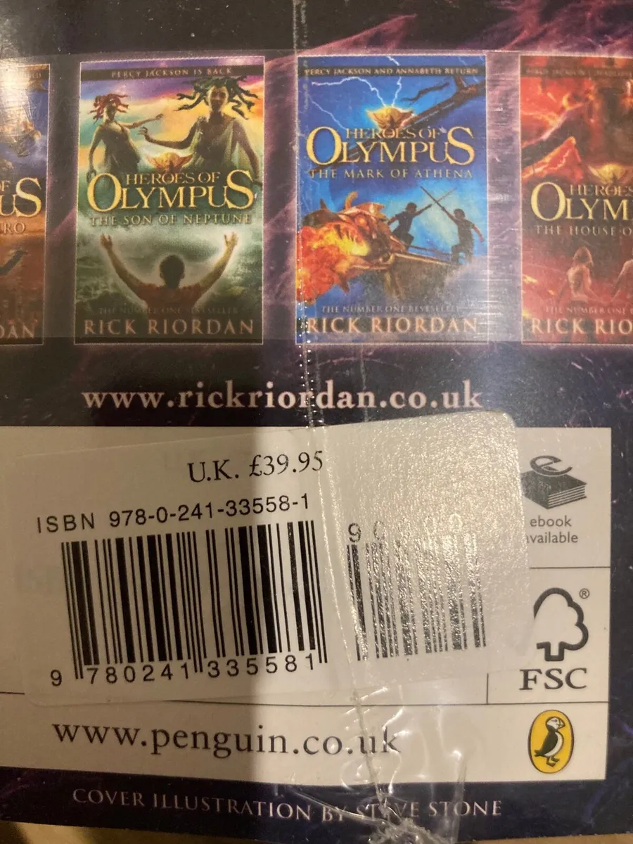 Heroes of Olympus book set (1-5) by Rick Riordan - Image 3