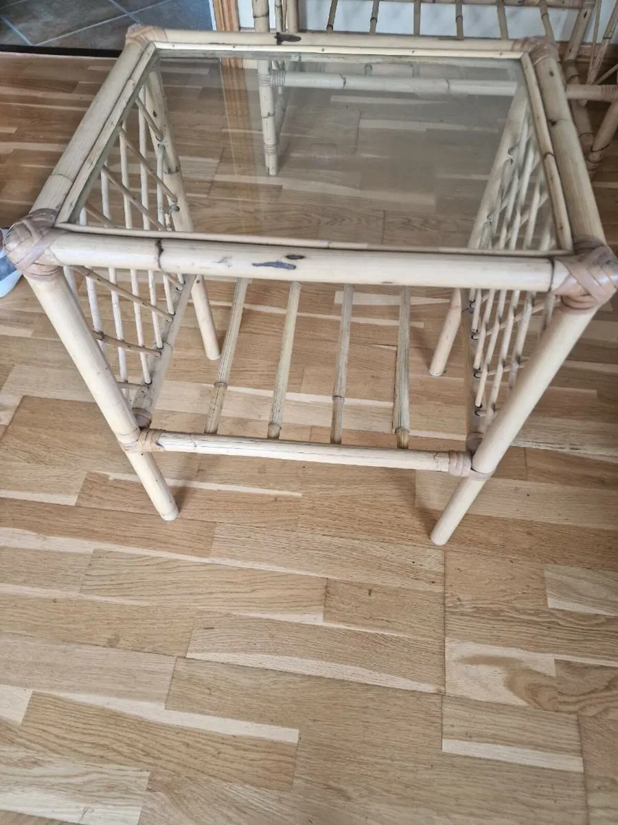 1 x wicker tables - Image 3
