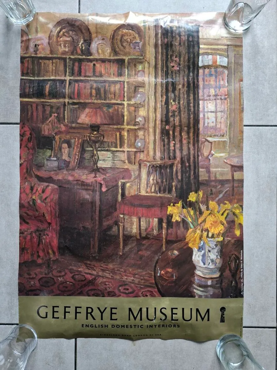Vintage Geffrye Museum Poster - Image 1