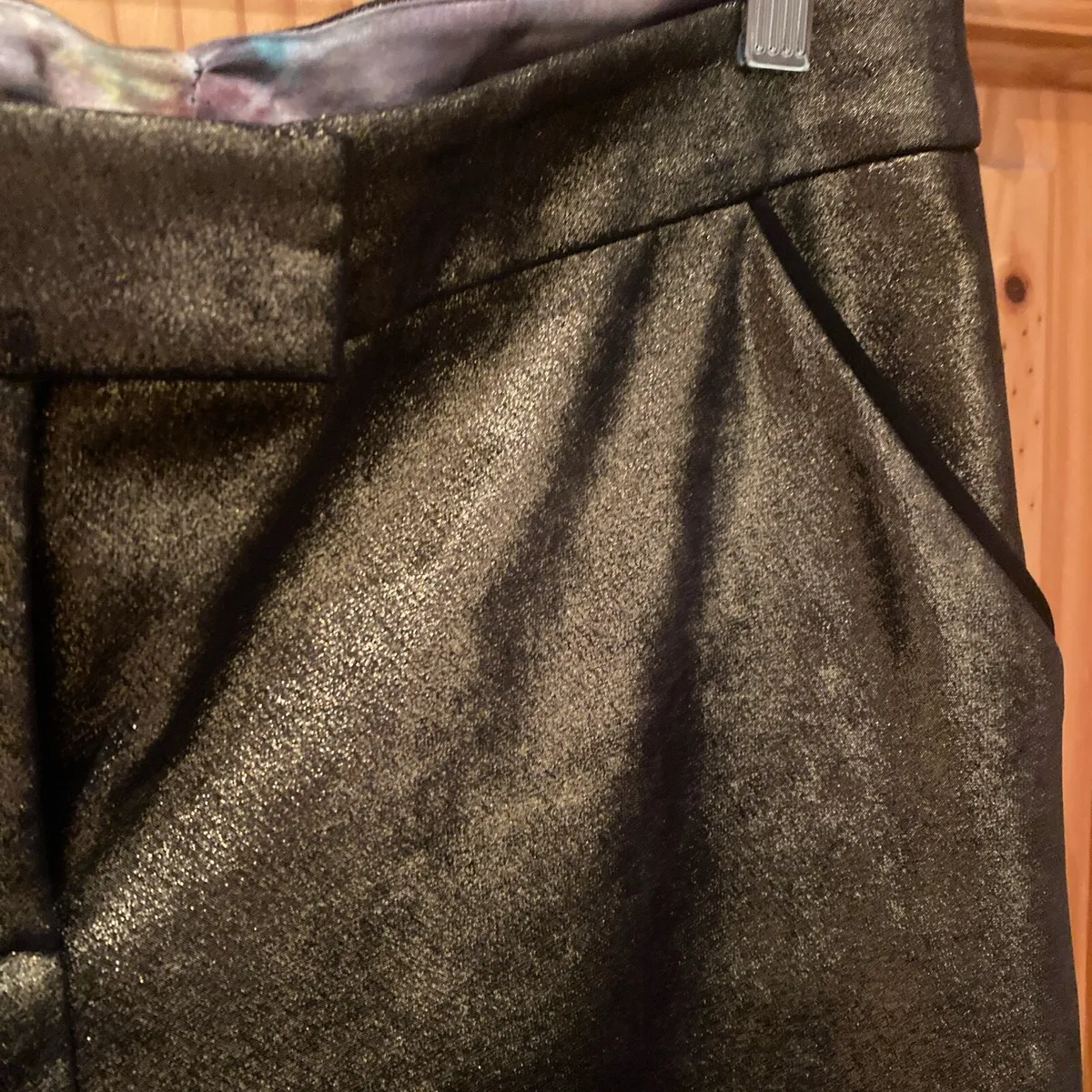 Ted Baker bronze shimmer trousers - Image 3