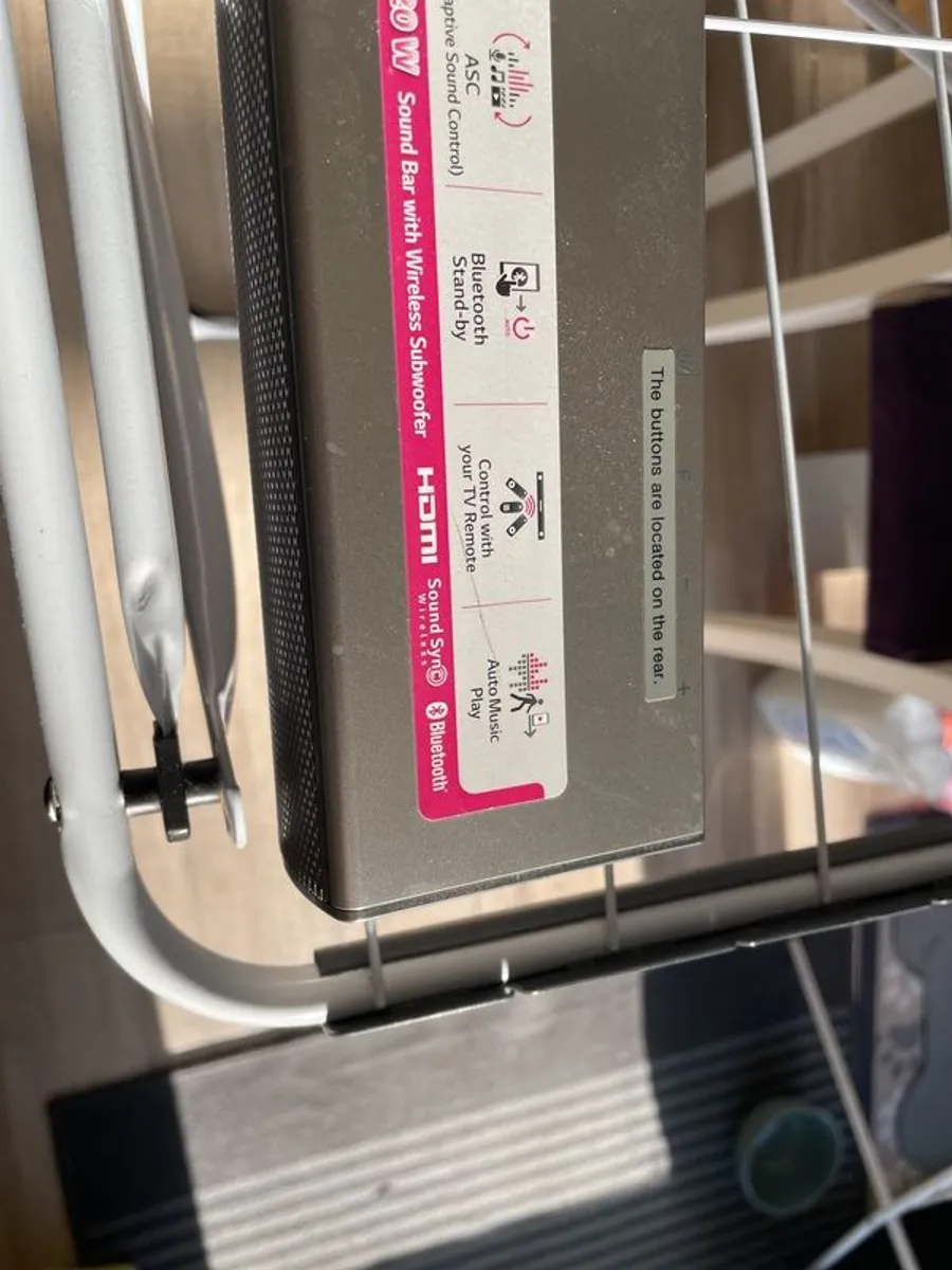 LG Soundbar & Sub Woofer - Image 3