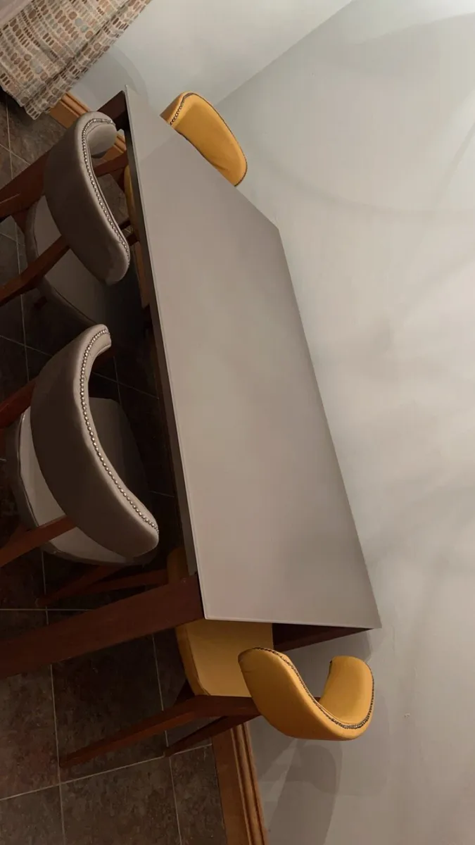 Table, chairs and bench - Image 2