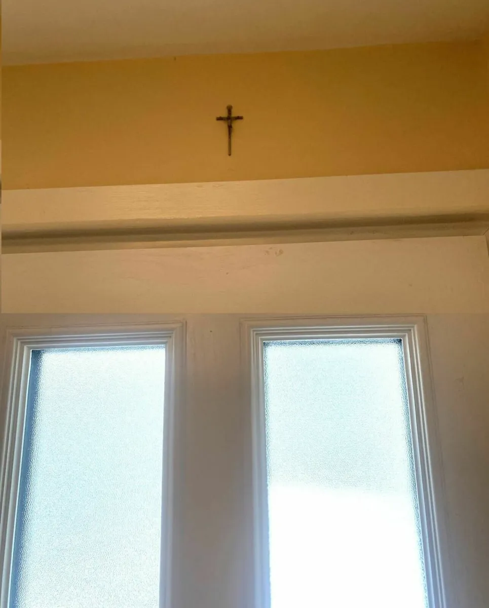 10cm wall crucifix, metal, Free Post - Image 4