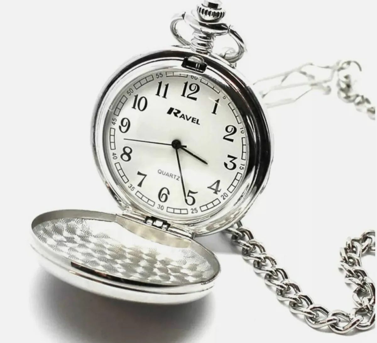 Pocket Watch, Cufflinks, Tie pin,- Free Post - Image 2
