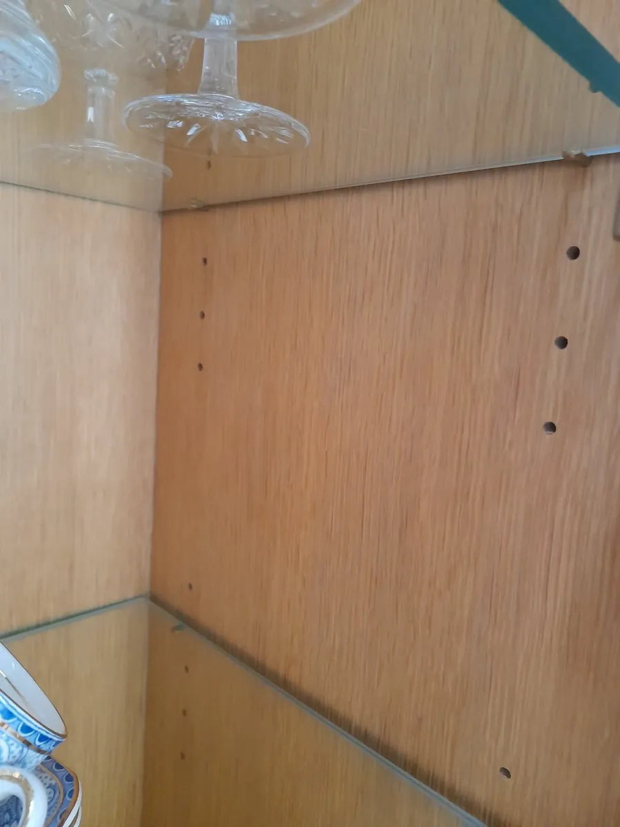 Tall oak  display / trophy cabinet - Image 3