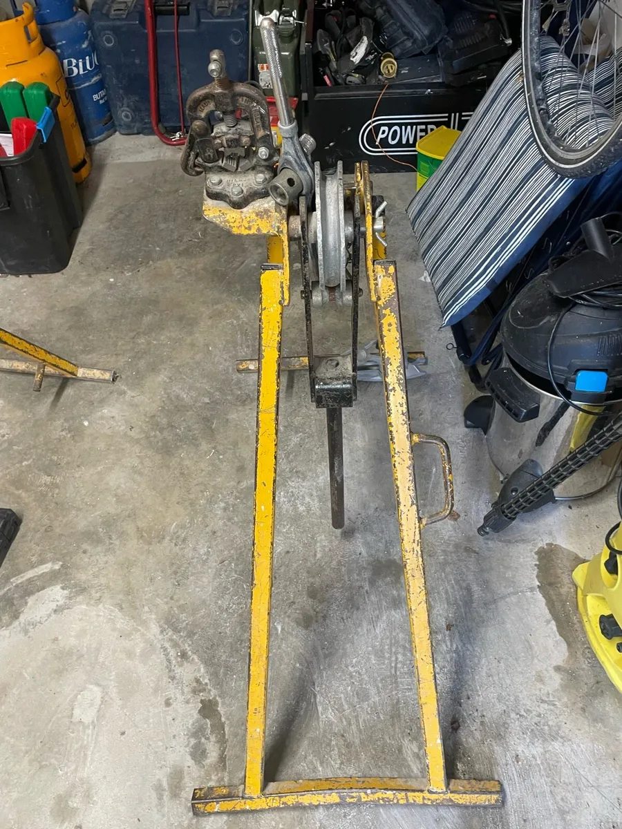 Bending machine & 14” bench grinder/ chop saw - Image 2