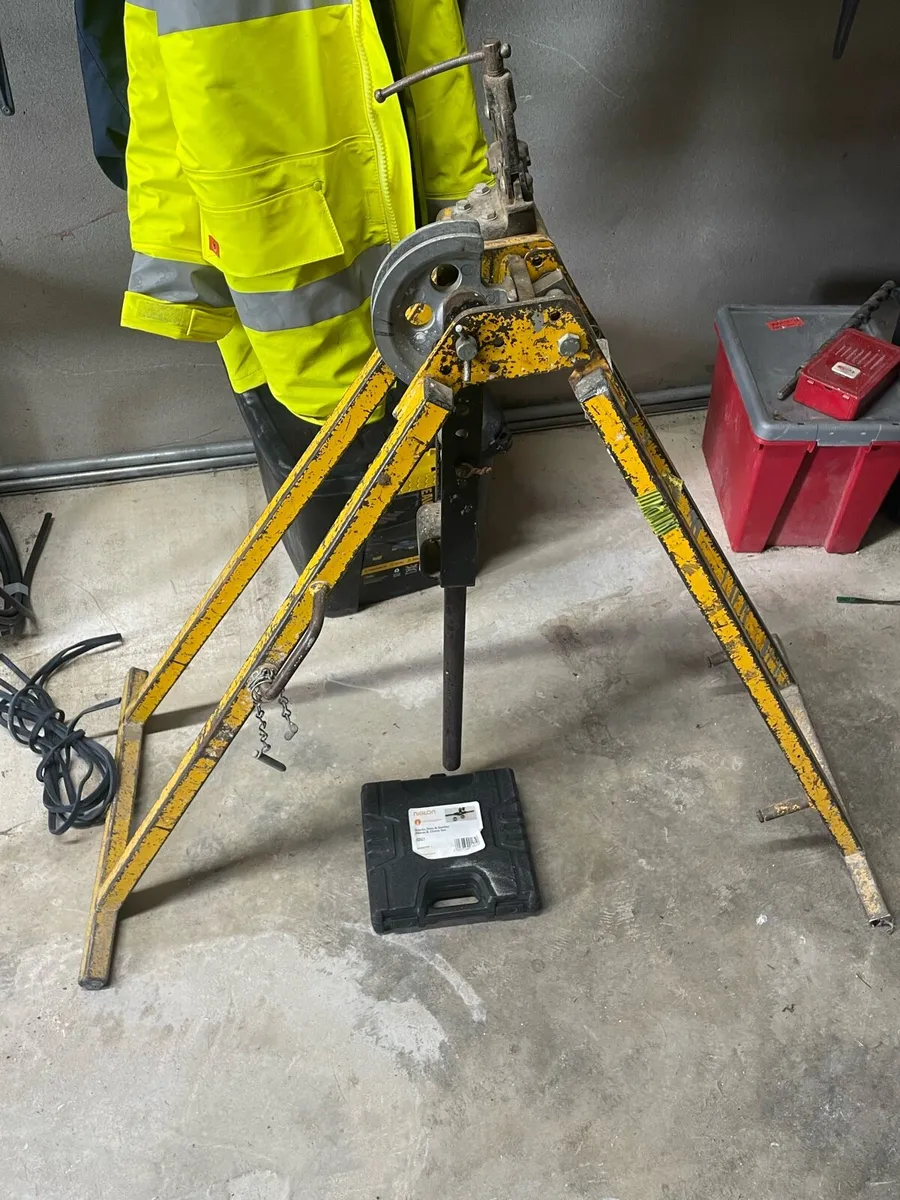 Bending machine & 14” bench grinder/ chop saw - Image 4