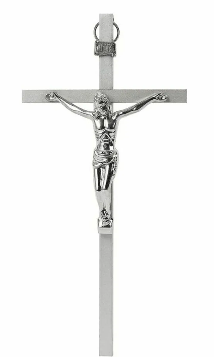 10cm wall crucifix, metal, Free Post - Image 2