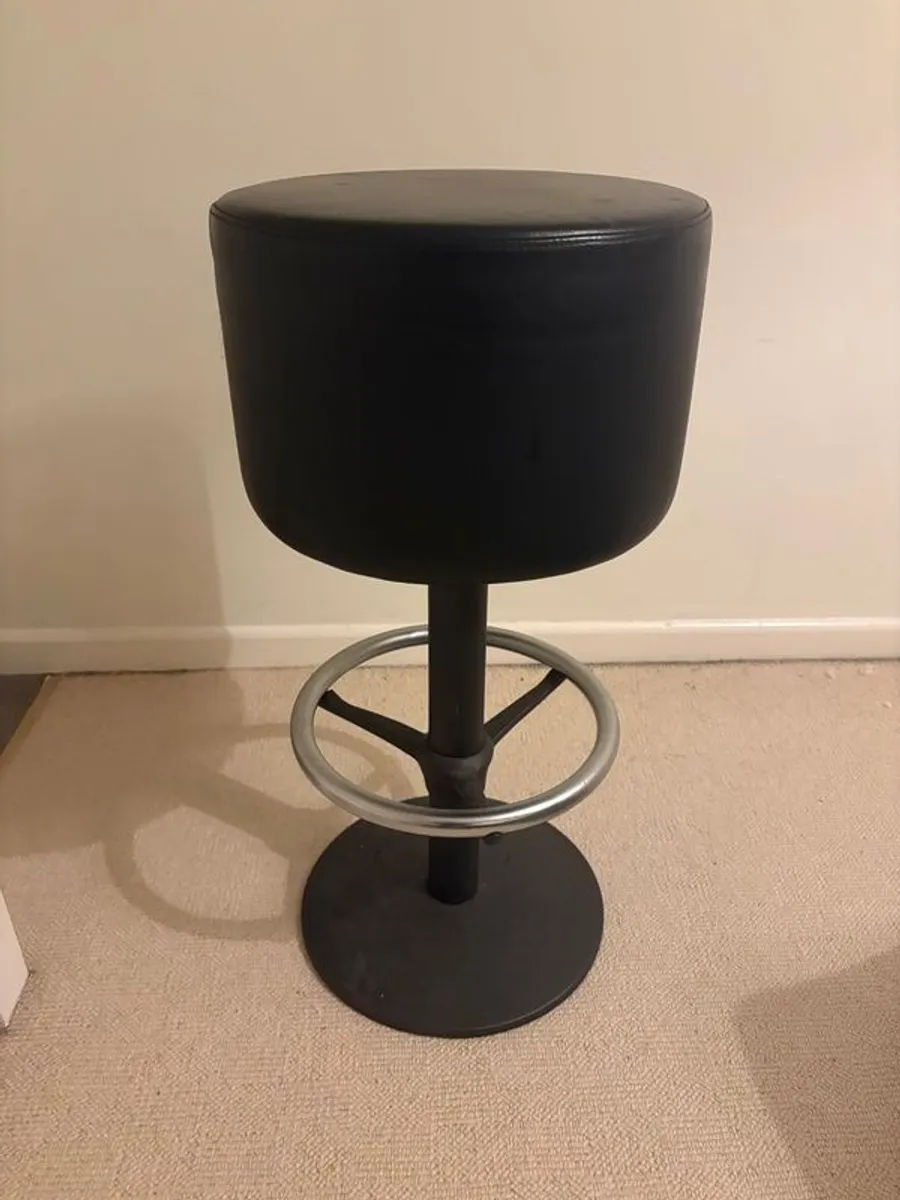Leather Seat Kitchen Stools - Image 2