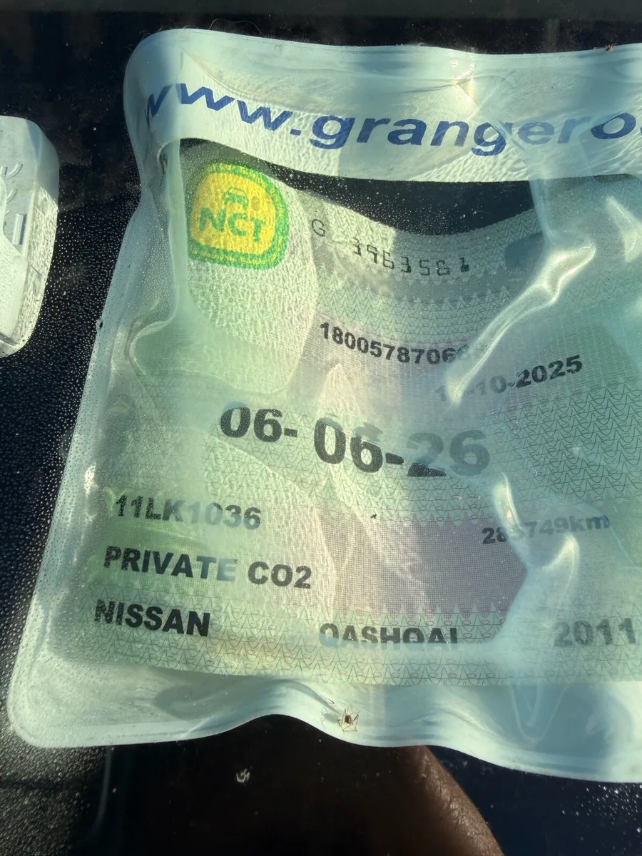 Nissan Qashqai NCT 06/26 - Image 2