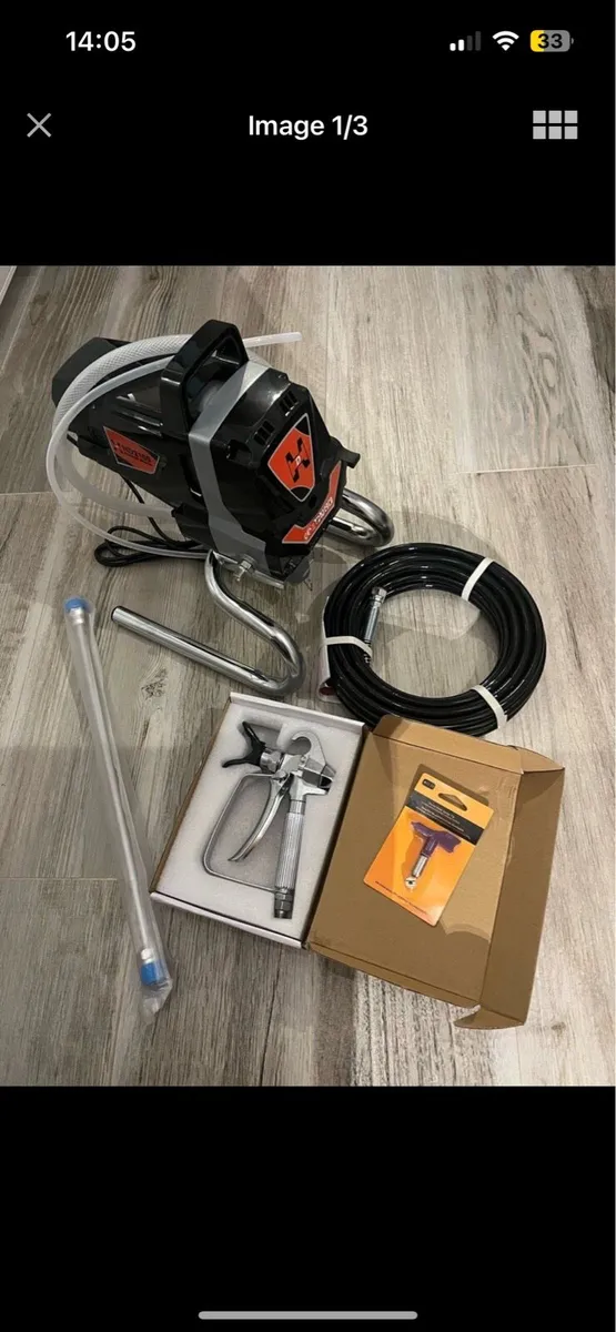 Airless paint sprayer, new