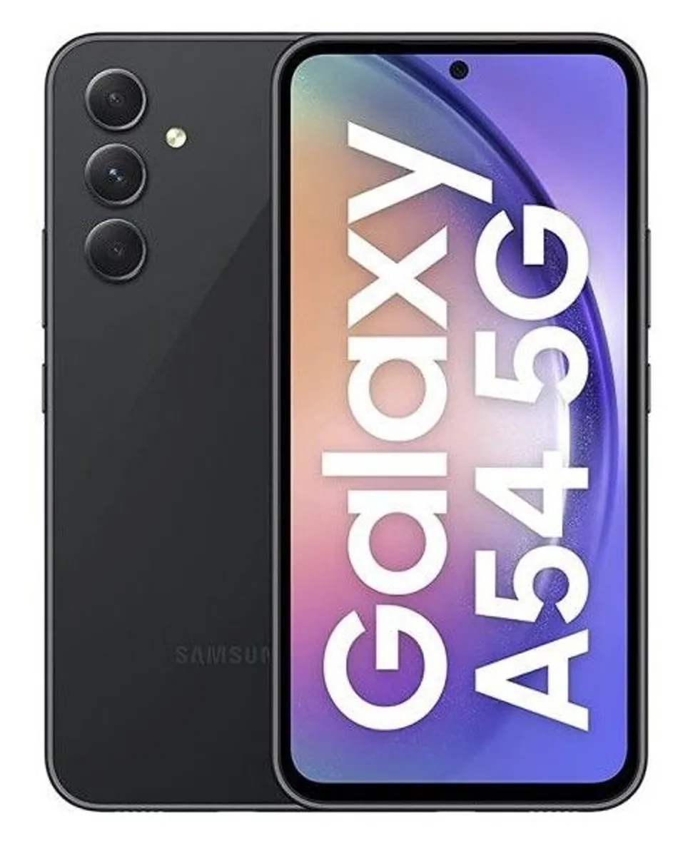 Samsung Galaxy A54 5G (Awesome Graphite, 8GB, 128GB) Dual Sim Unlocked Excellent - Image 1