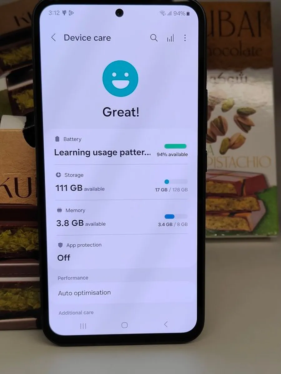 Samsung Galaxy A54 5G (Awesome Graphite, 8GB, 128GB) Dual Sim Unlocked Excellent - Image 4