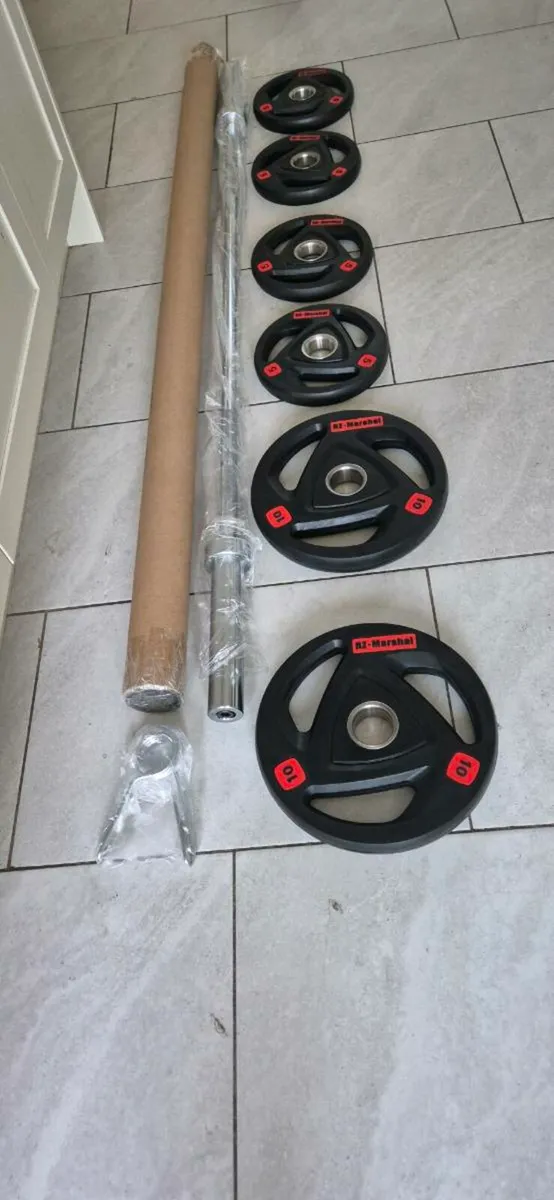 Brand new Olympic weight lifting set - Image 3