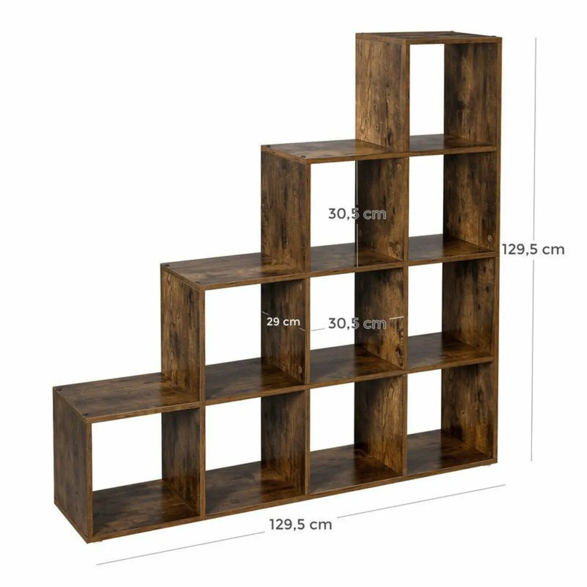 New 10 Cube Staircase Bookcase - FREE P&P - Image 3