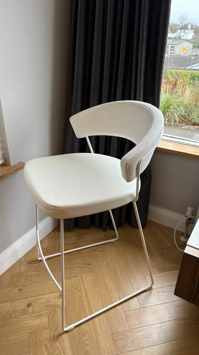 New York Leather Barstool by Connubia - Image 1