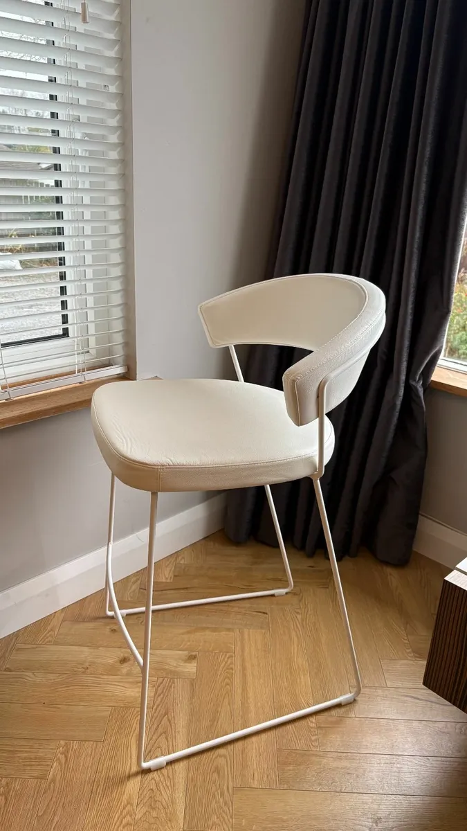 New York Leather Barstool by Connubia - Image 3