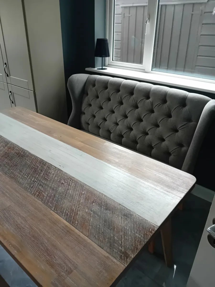 Table , couch , bench and two chairs - Image 2