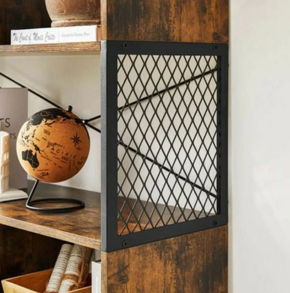 New 5 Tier Industrial Style Bookcase - FREE P&P - Image 4