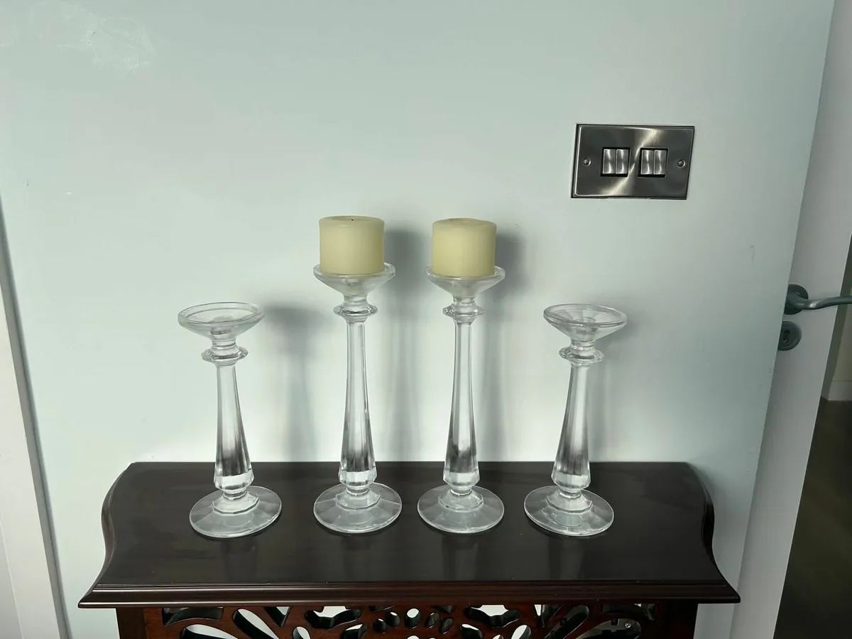 Tipperary Crystal Candlestick Pairs - Image 1
