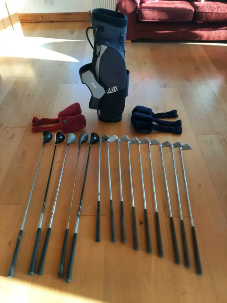 Golf clubs + bag - Image 2