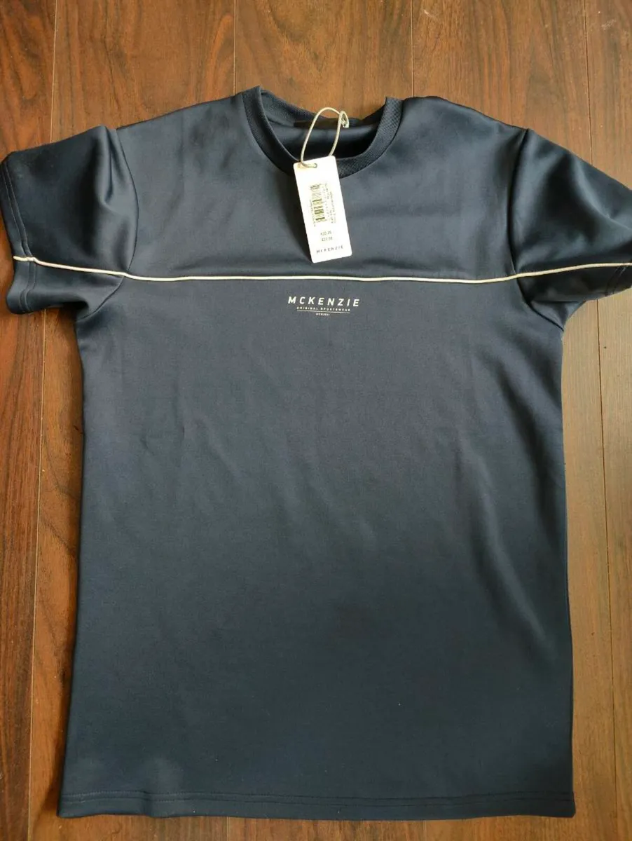 McKenzie Poly Tee Navy - Image 1