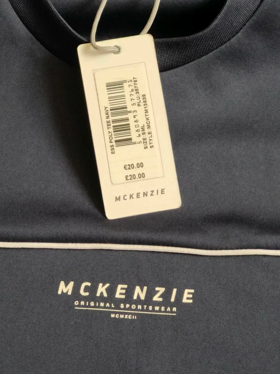 McKenzie Poly Tee Navy - Image 2