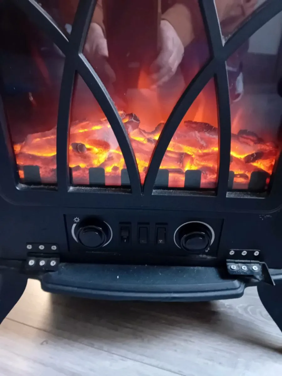 Electric heater black - Image 1