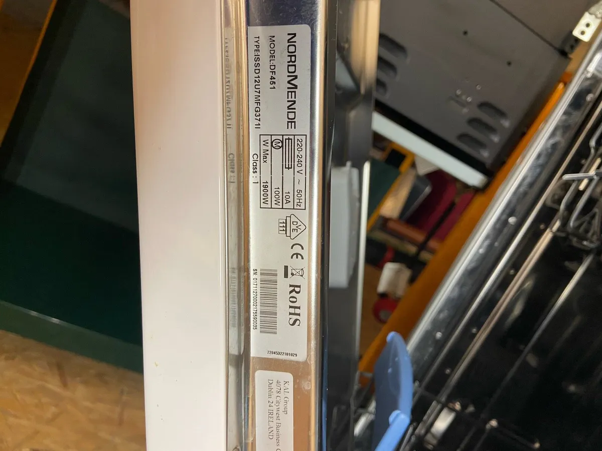 NORDMENDE INTERGRADED SLIMLINE DISHWASHER - Image 4