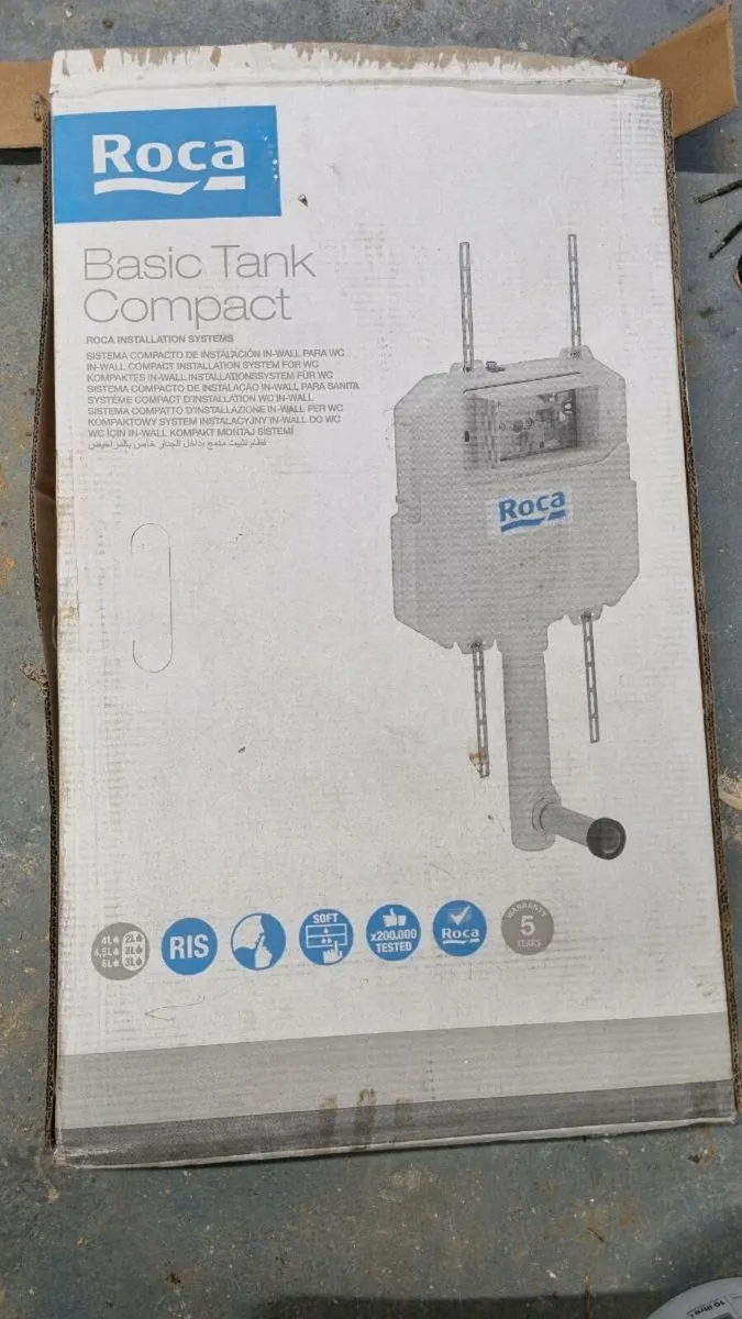 Roca Frame In-Wall Basic Compact Tank - Image 1