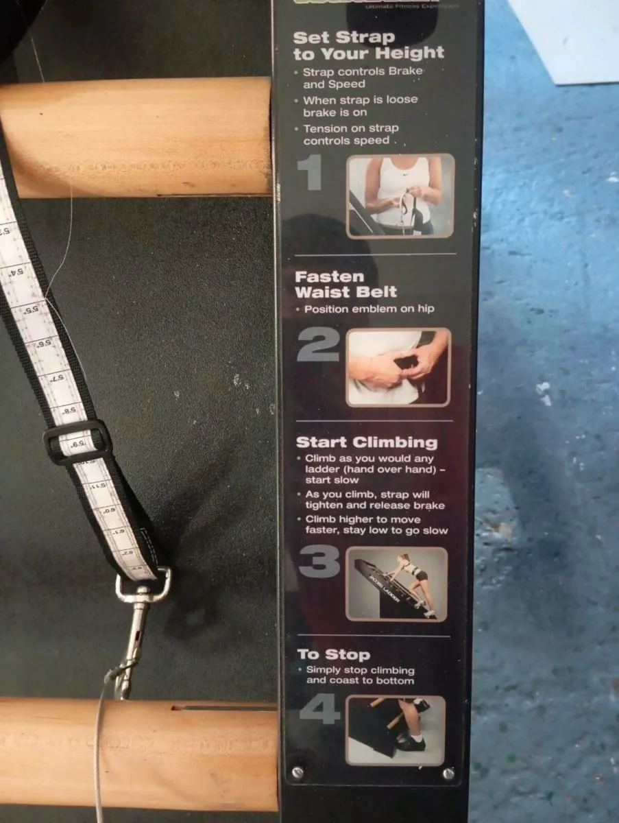 Jacobs Ladder exercise machine. - Image 4