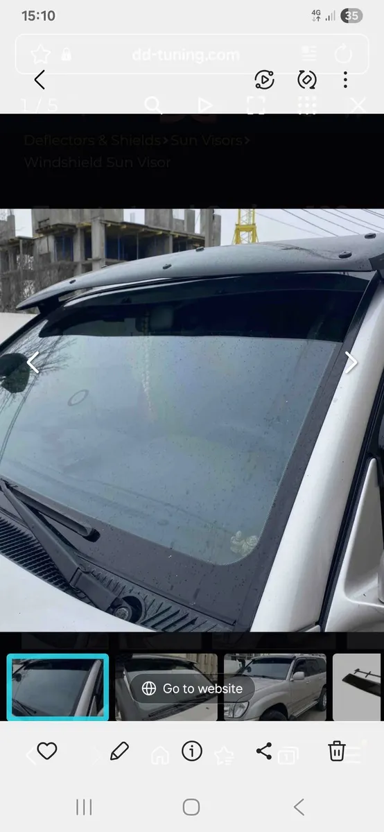 Toyota landcruiser visor - Image 4