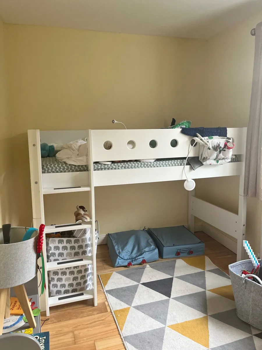 Flexa mid high bed with ladder - Image 2